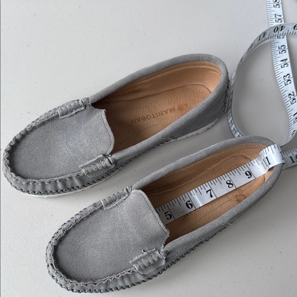 Manitobah Gray Moccasins Leather Suede - Picture 14 of 16